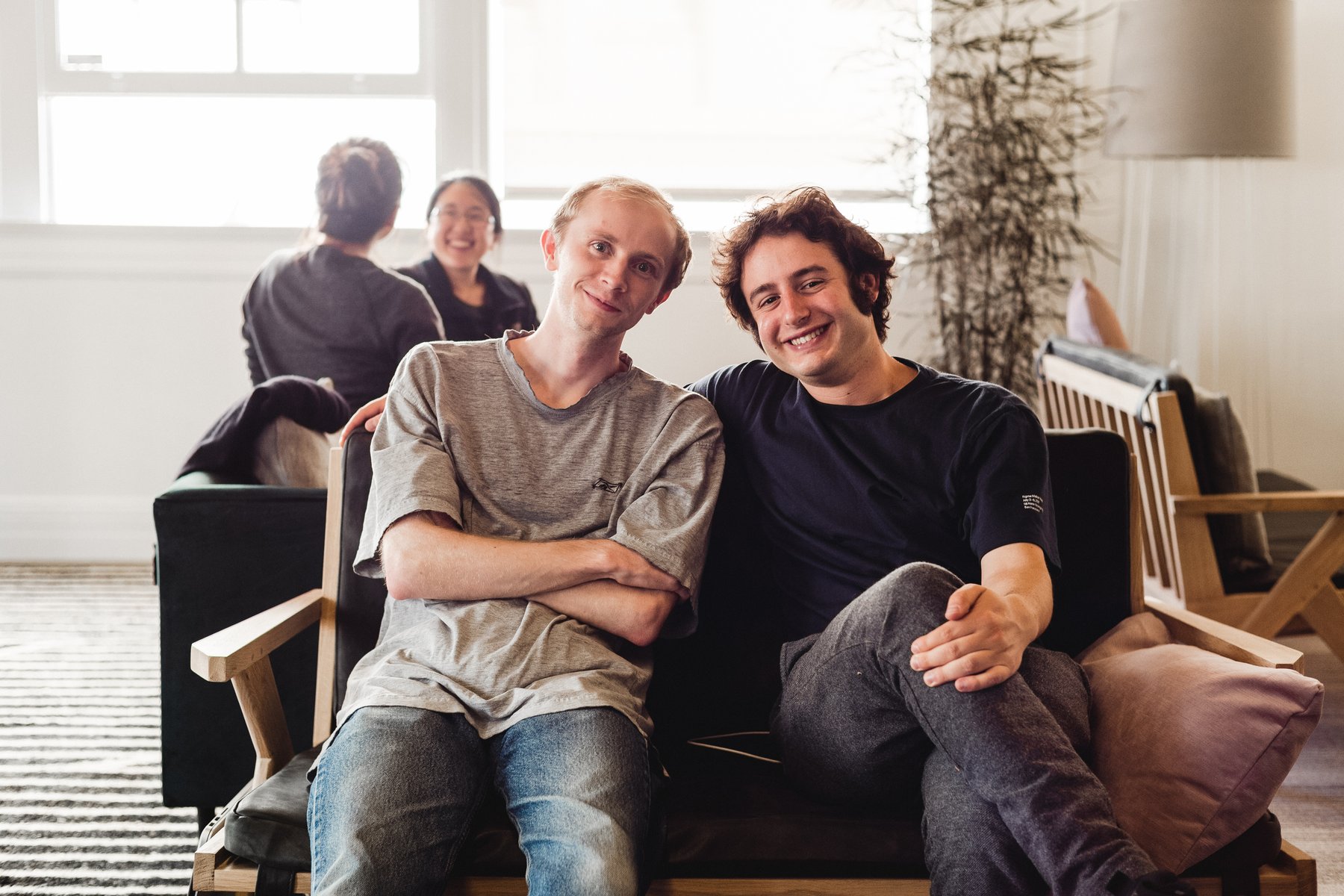 Figma's founders Dylan Field and Evan Wallace