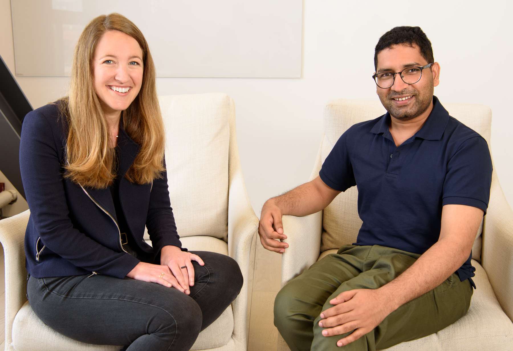 Sarah Cannon of Index Ventures with Anant Bhardwaj of Instabase