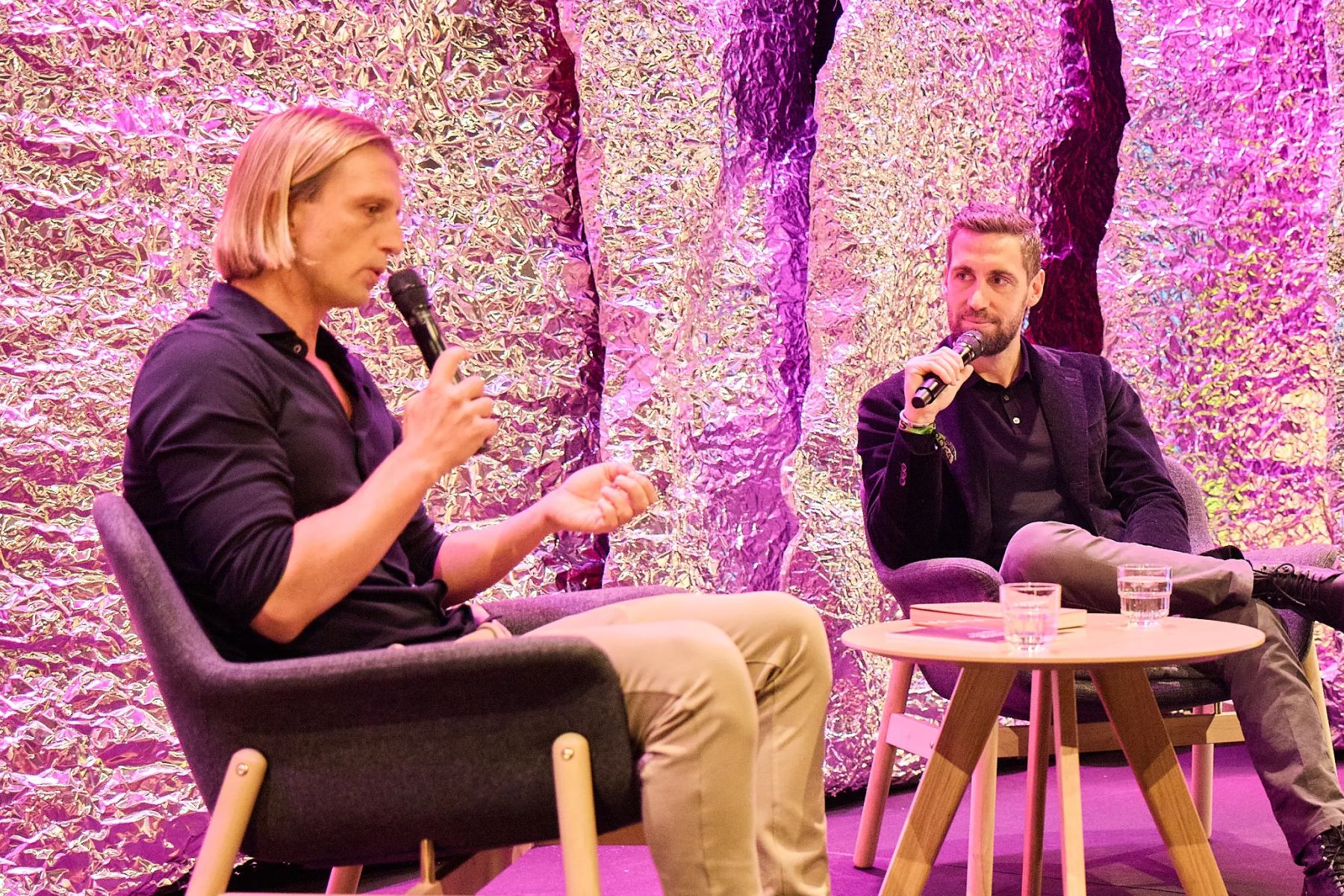 Nik Storonsky of Revolut with Martin Mignot of Index Ventures