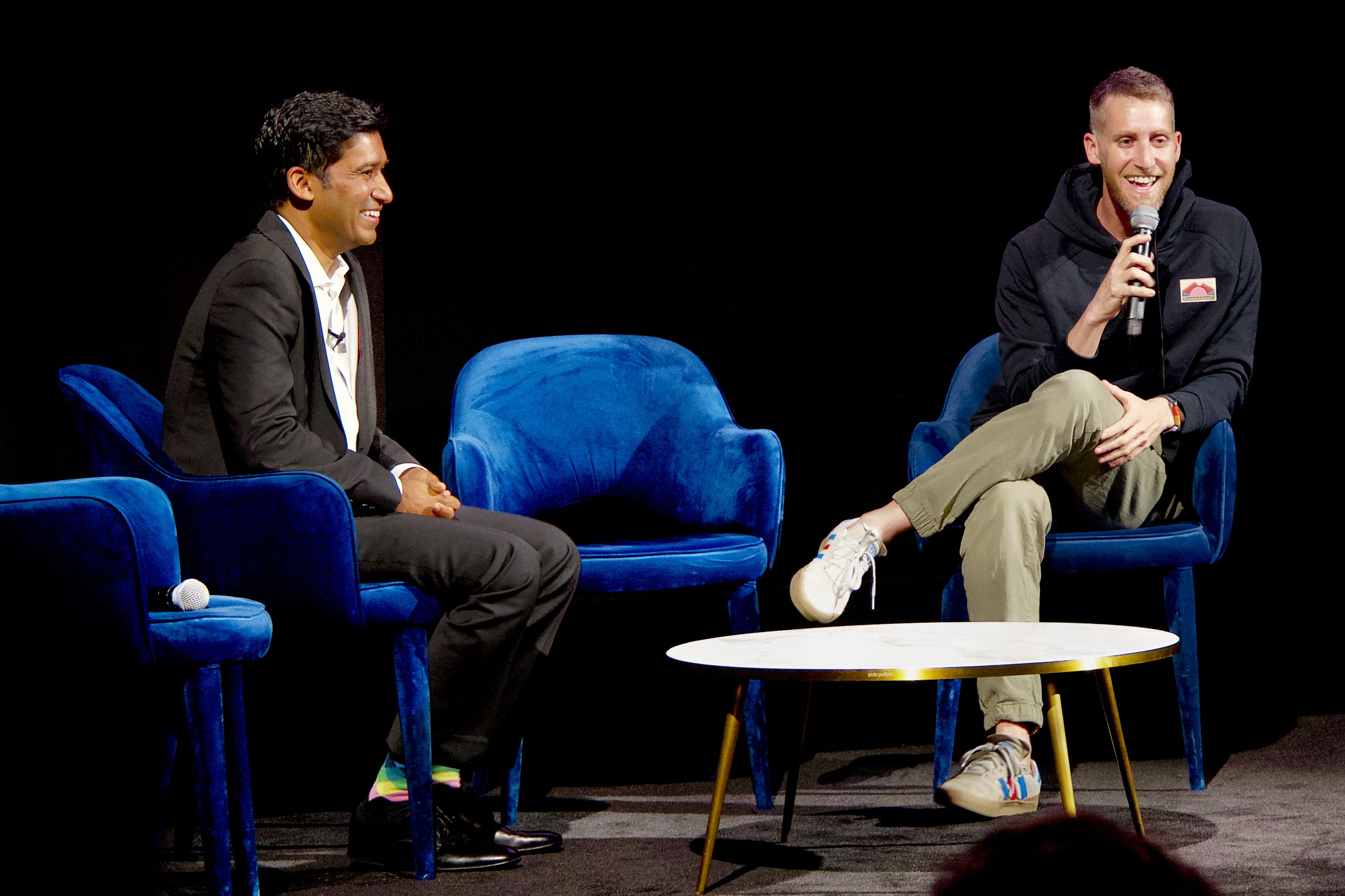 Fireside chat between Index Partner Shardul Shah (left) and Wiz Co-Founder and CEO, Assaf Rappaport (right)