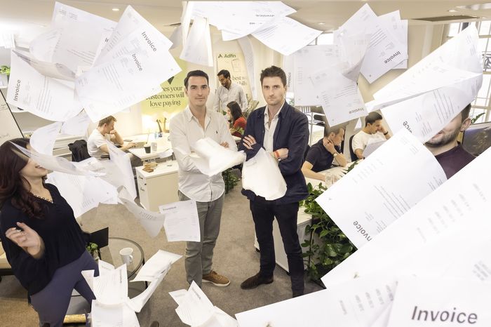Adfin co-founders Ciprian Diaconasu (left) and Tom Pope (right)