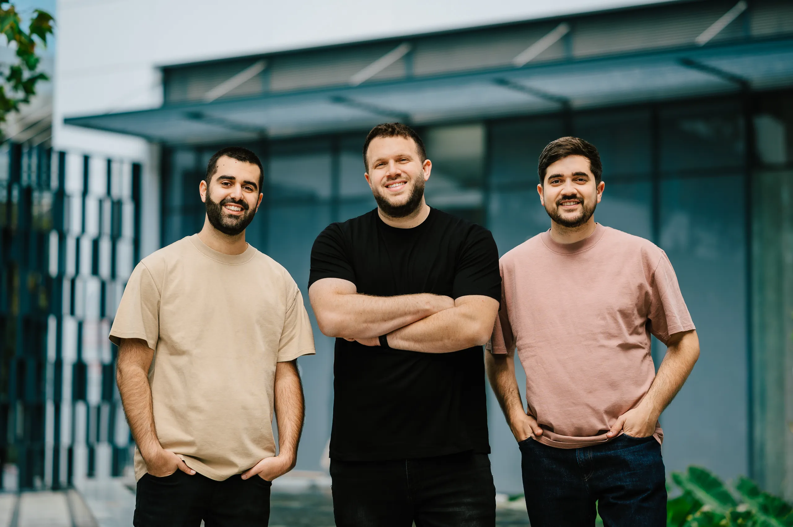 Astelia co-founders Roy Rajwan, Alon Noy, and Nadav Ostrovsky