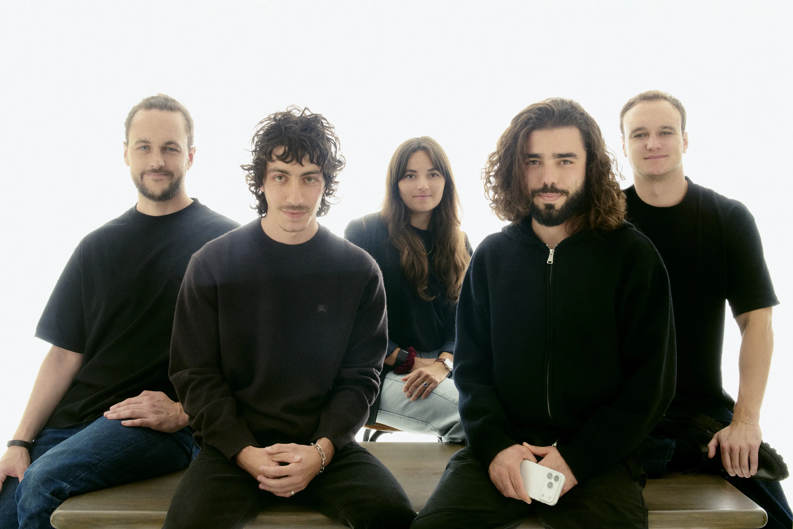 Beside founding team (left to right): Aymeric Beaumet, Bobby Giangeruso, Hélène Blonz, Maxime Germain and Justin Bureau