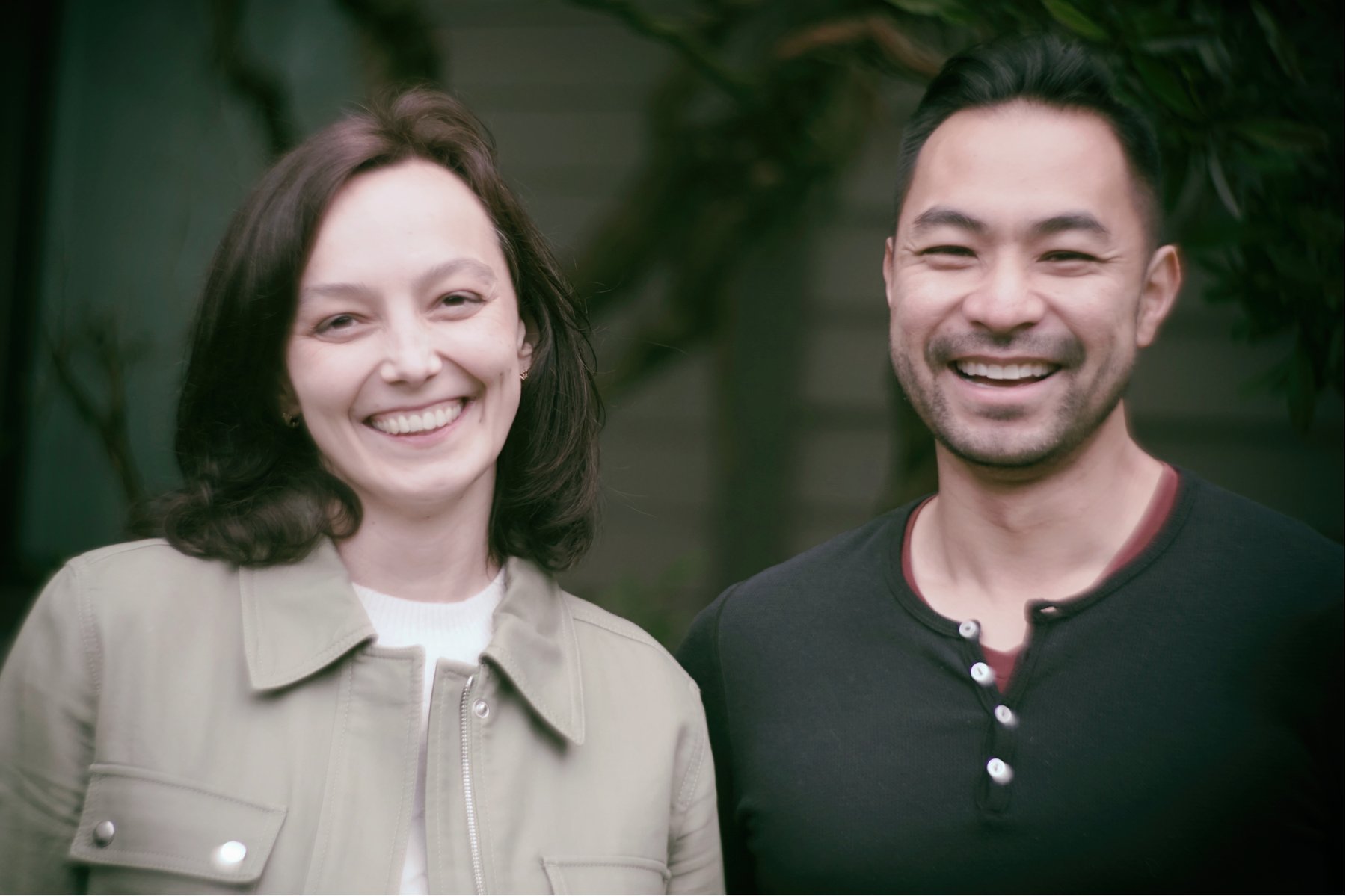 Sanlo co-founders Olya Sivers (left) &amp; William Liu (right)