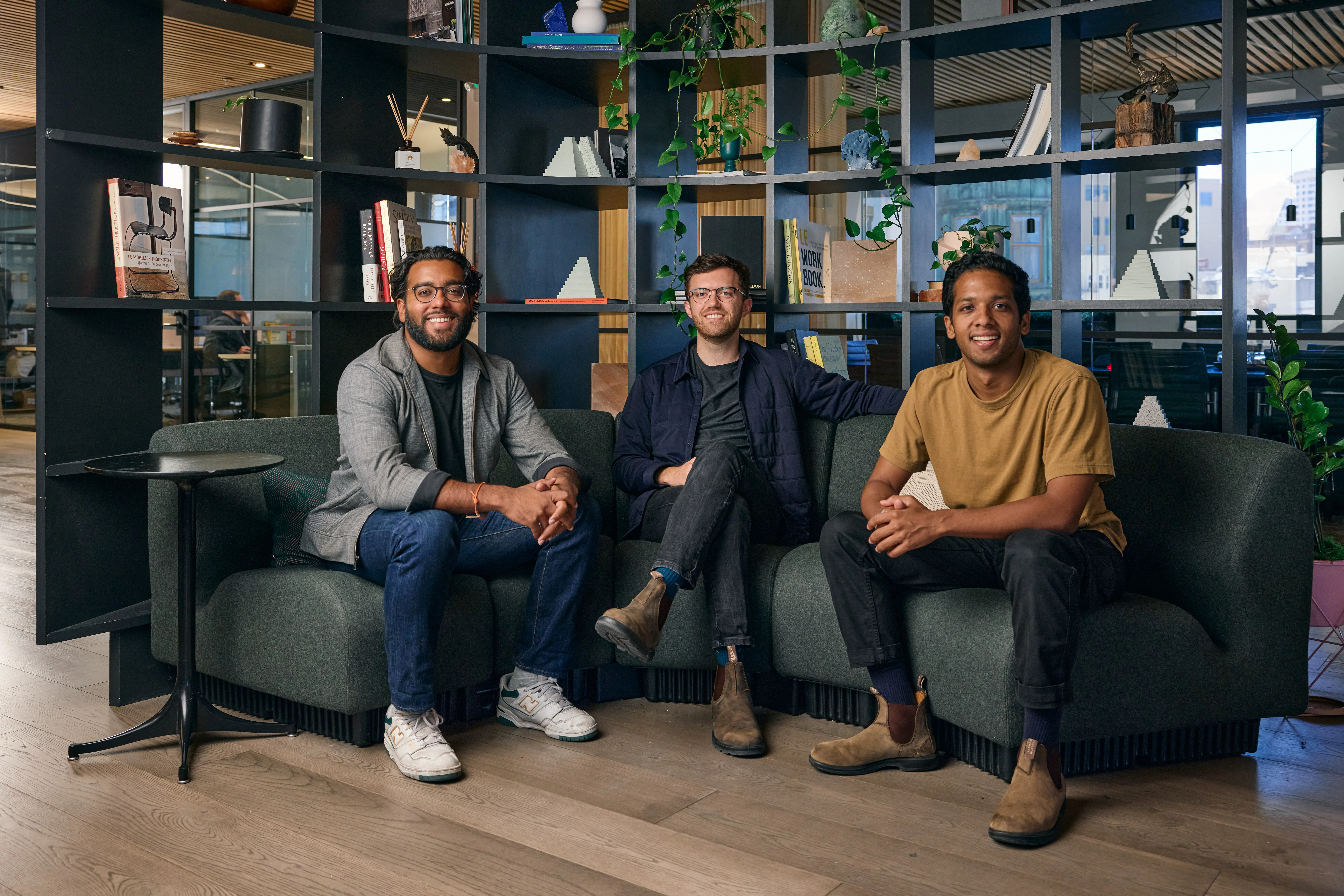 Ferry co-founders Mehul Mehta, Andrew Buie, and Keyur Mehta