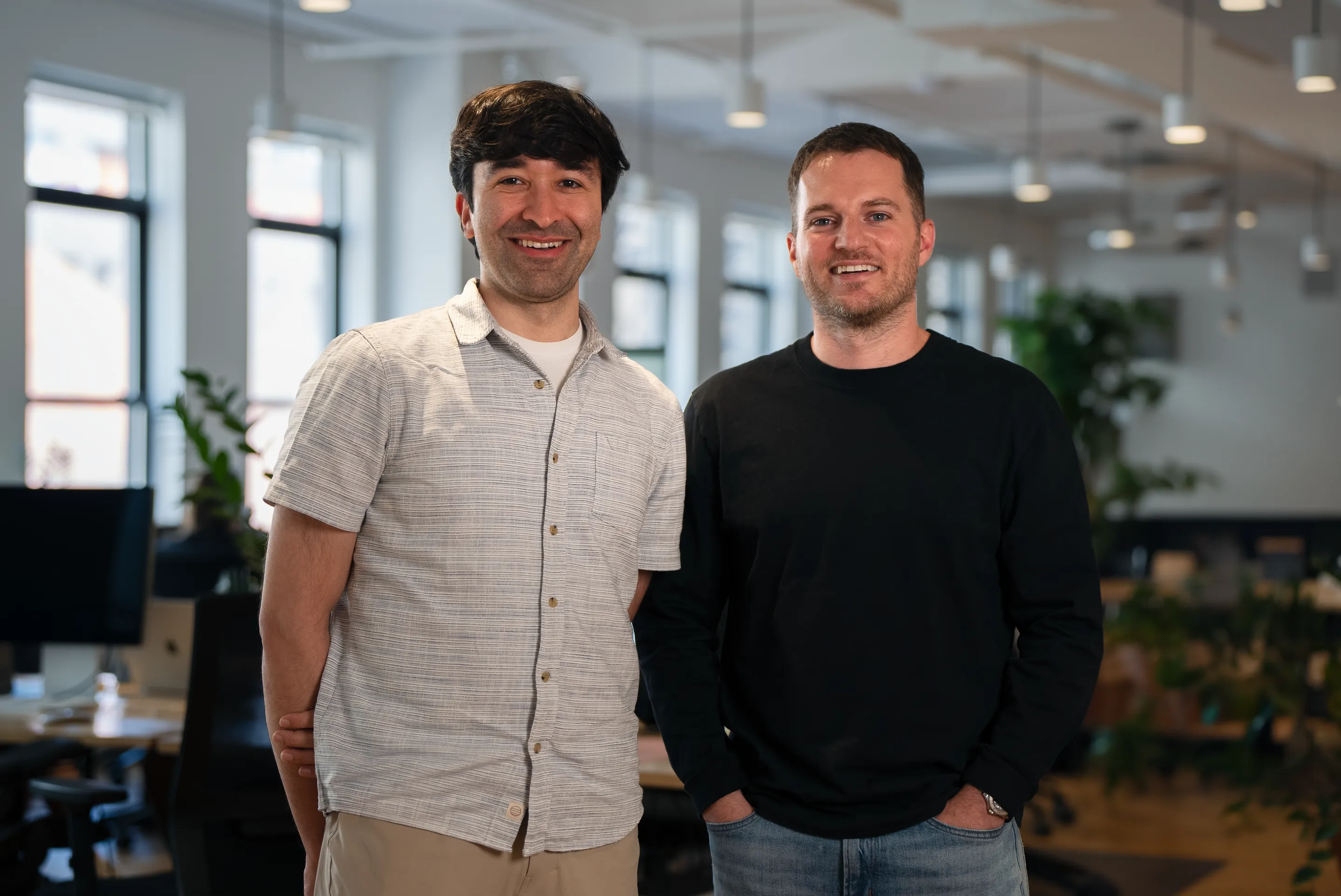 The Mirage founding team, Gaurav Misra and Dwight Churchill