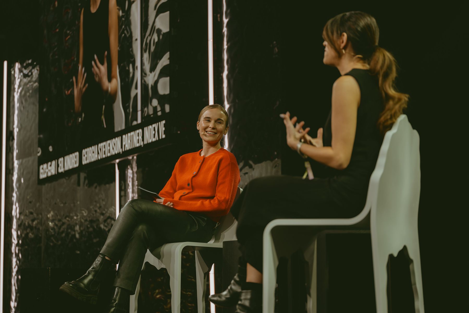 Georgia & Justine at Slush
