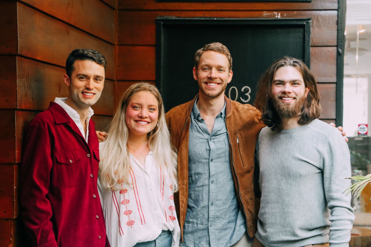 Curtsy co-founding team (from left to right) David Oates, Clara Agnes, William Ault, and Eli Allen