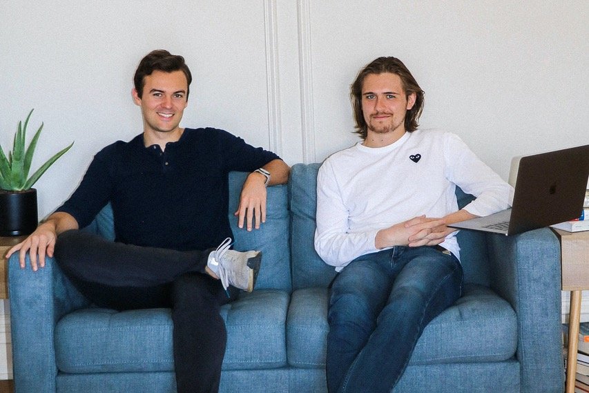 The Co-founders of Transcend: Ben Brook (left) and Michael Farrell (right)