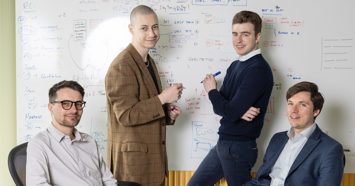 Photograph accompanying Inherent feeds Faraday the lab's own emails, meeting notes and instant messages