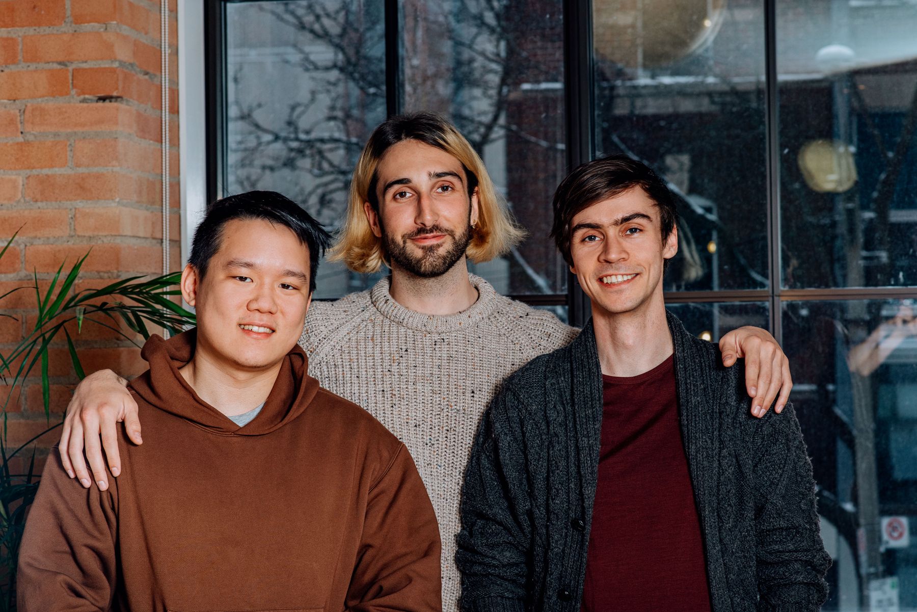 Cohere co-founders, Ivan Zhang, Aidan Gomez, and Nick Frosst.