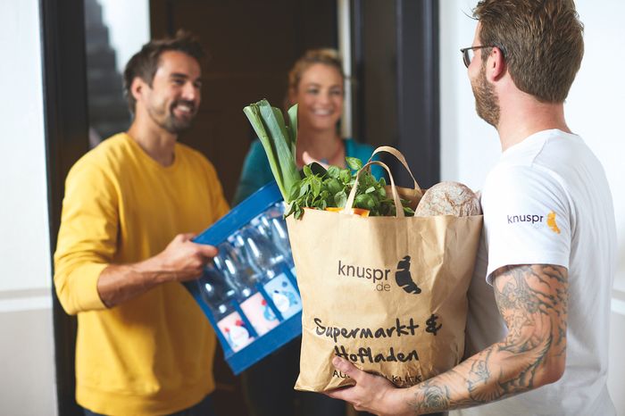 Knuspr (Rohlik Group) delivery - copyright Knuspr