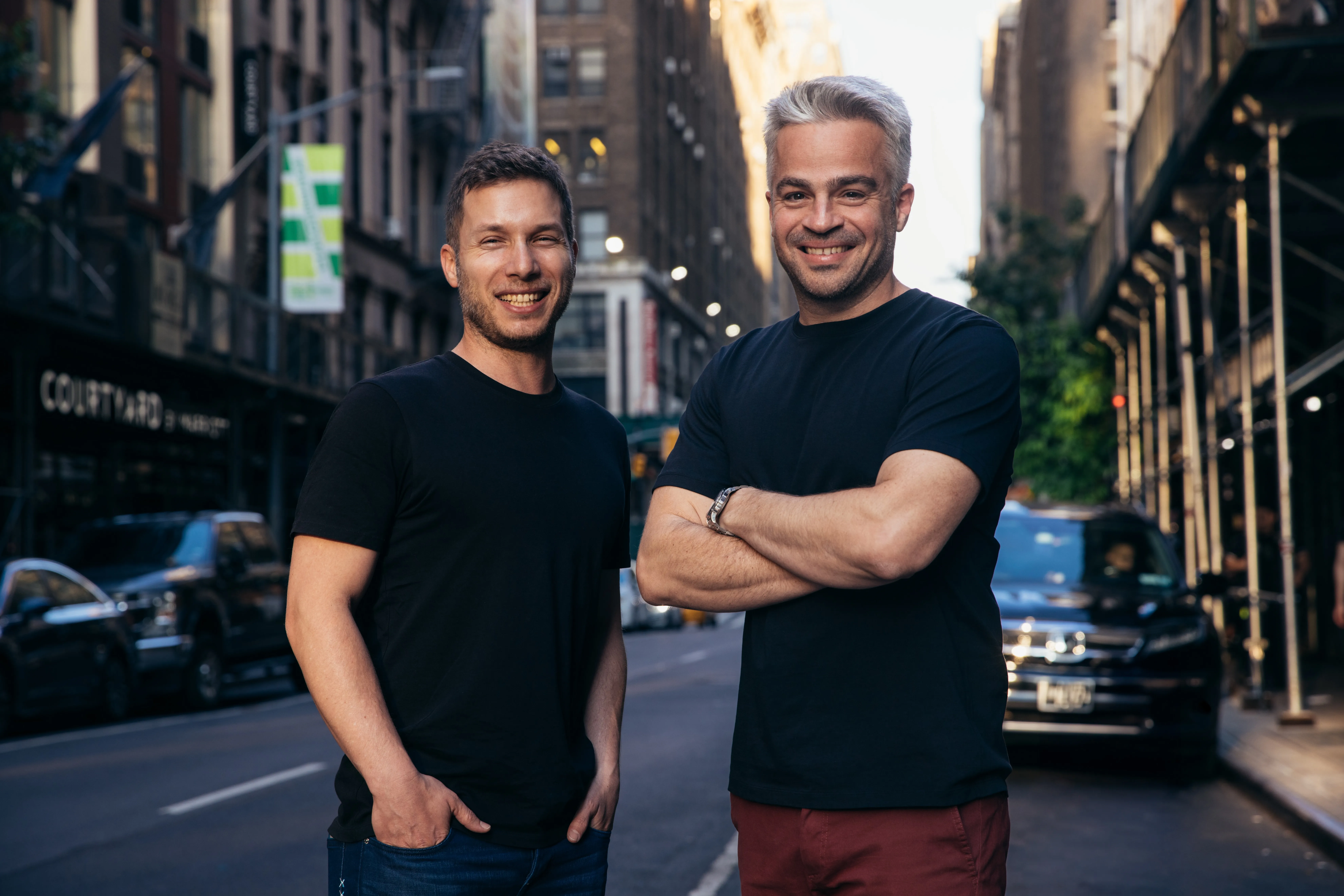 Linx co-founders Niv Goldenberg and Israel Duanis.
