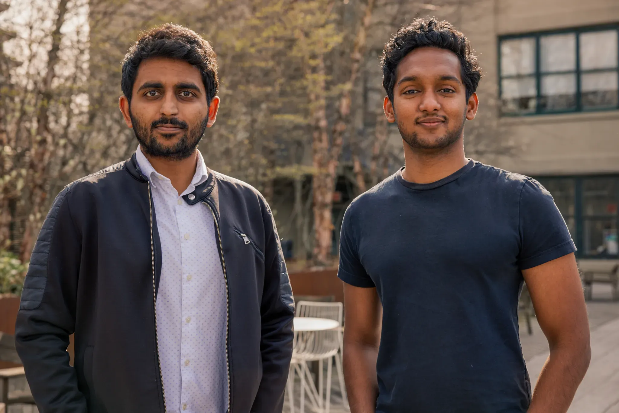 Nuvo co-founders Sid Malladi and Rameez Remsudeen.