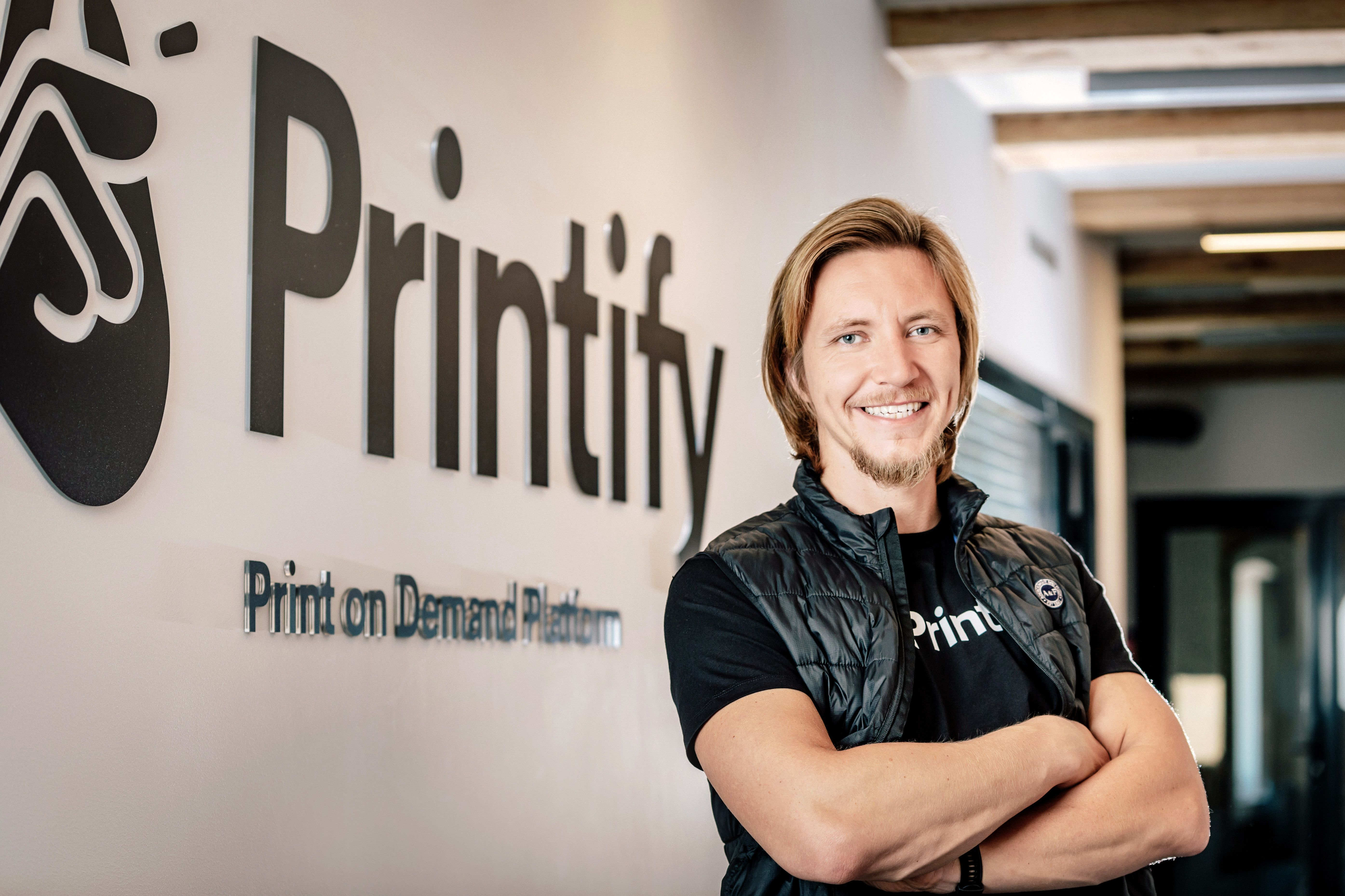 James Berdigans, founder and CEO of Printify
