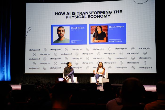 Shoaib and Nina at Startup Grind