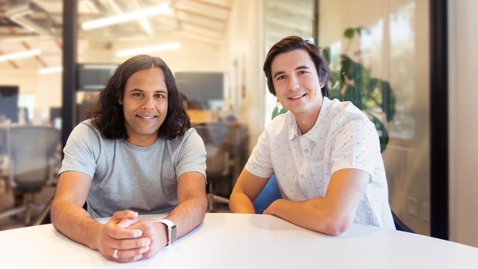Robinhood co-founders Baiju Bhatt and Vlad Tenev. Backed by Index before they secured their securities license.