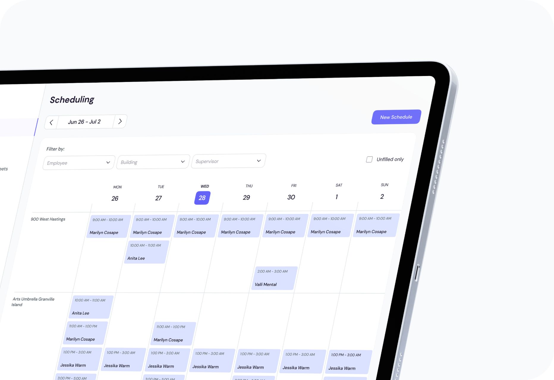 BrightGo App Scheduling