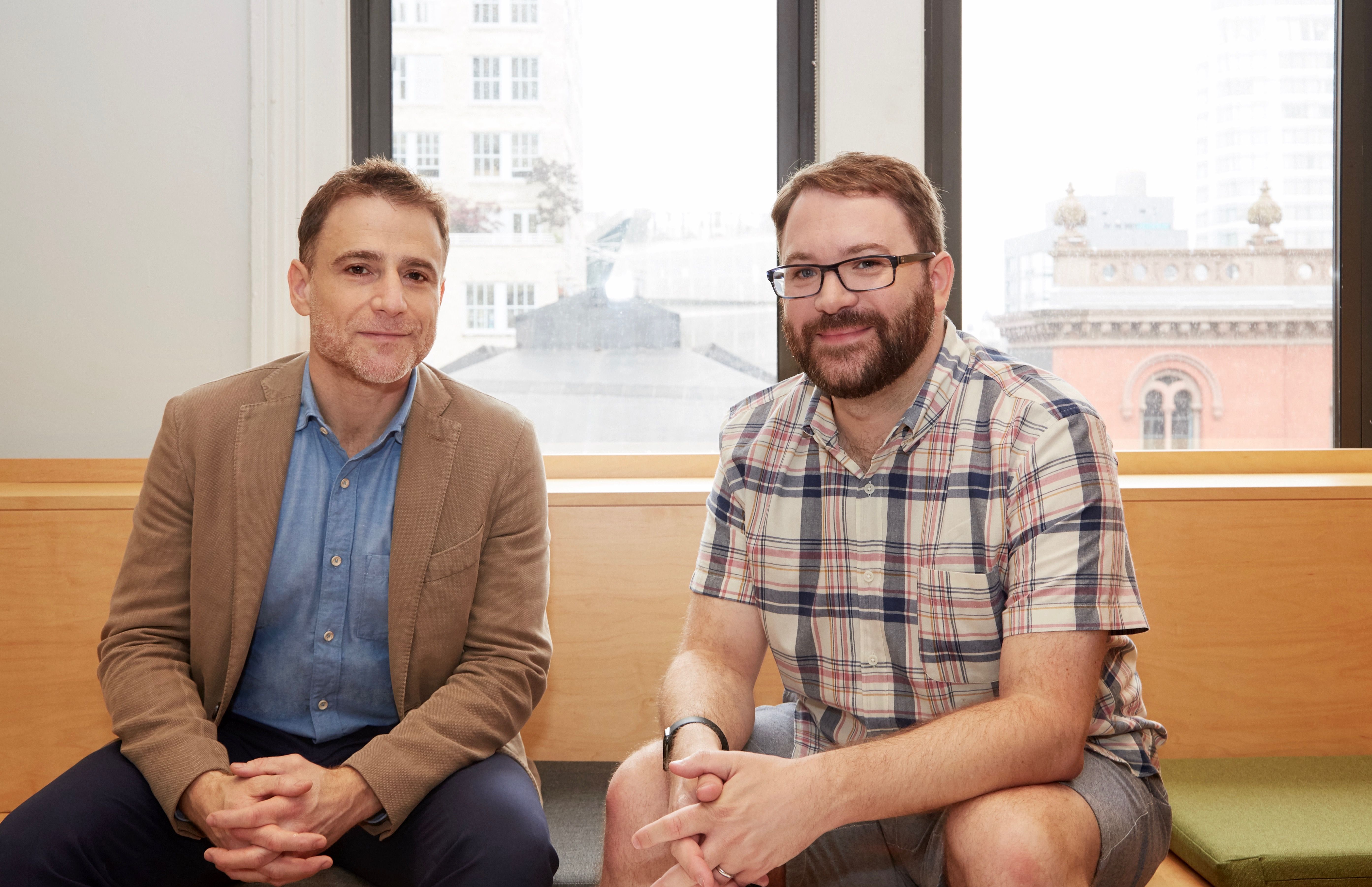 Slack co-founders, Stewart Butterfield and Cal Henderson 