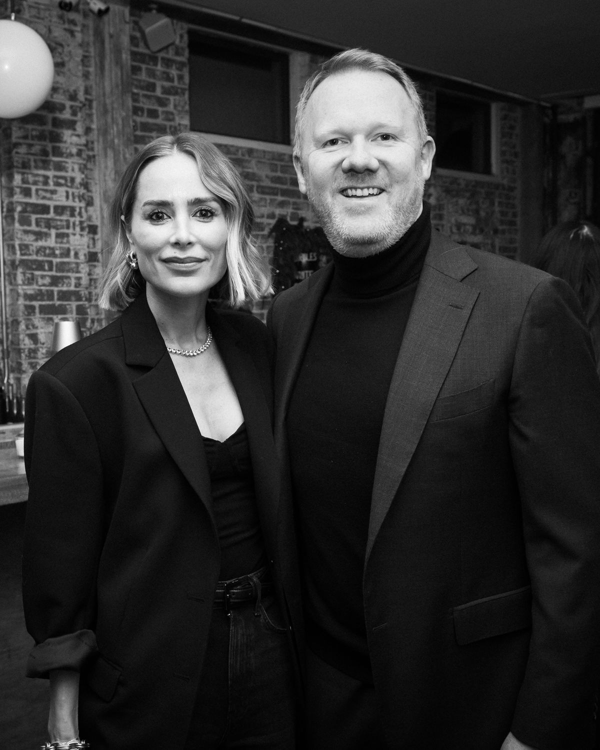 Anine with Paul Courell