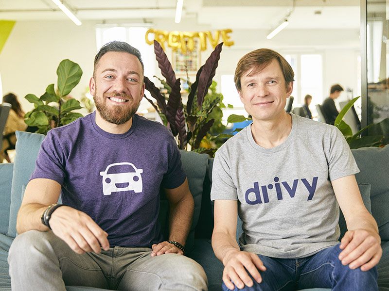 Getaround and Drivy CEOs Sam Zaid and Paulin Dementhon