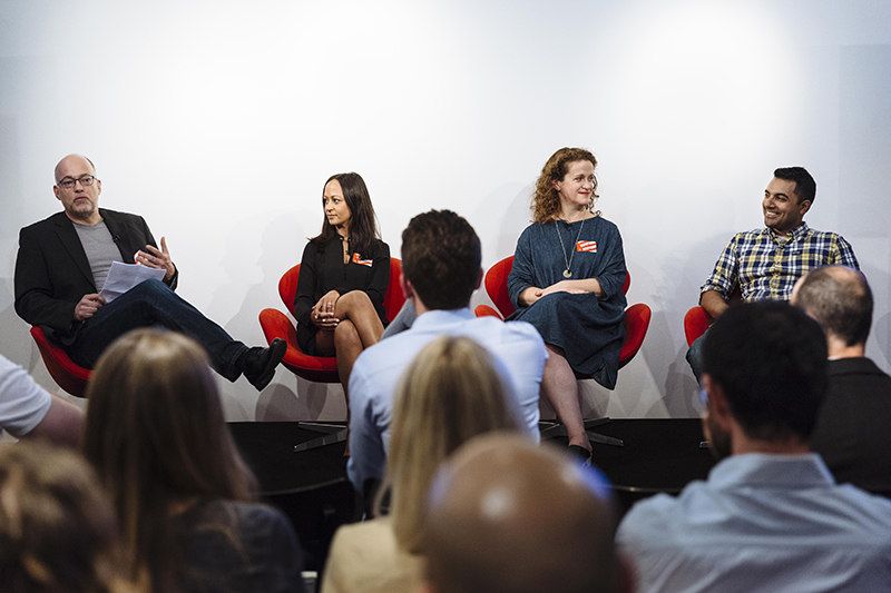 Index Conversations on Company Culture. Ludwig Siegele from the Economist moderates a discussion with Sian Keane, VP of Talent & People at Farfetch, Nicole Vanderbilt, VP of International at Etsy and Nilan Peiris, VP of Growth at TransferWise