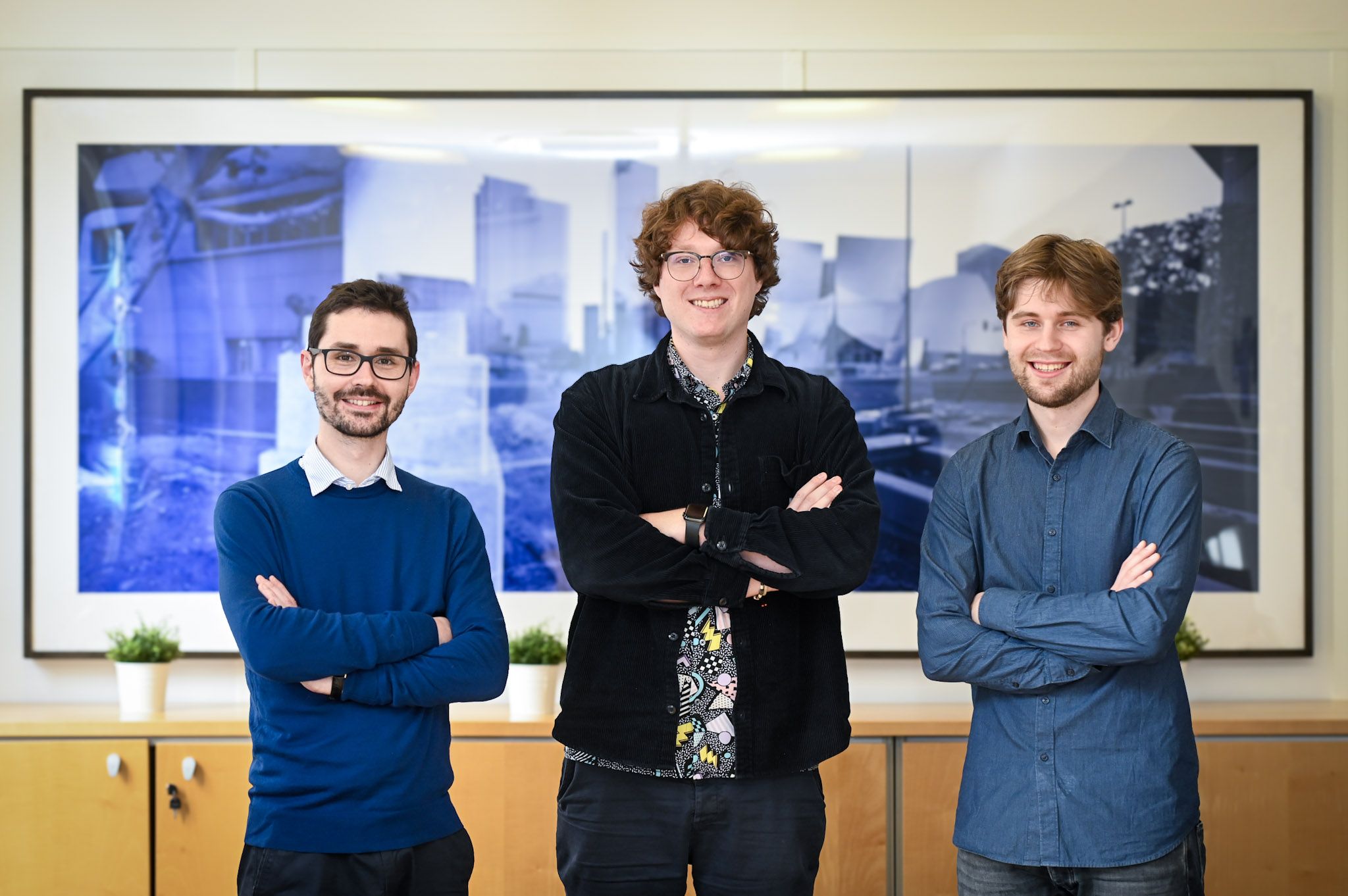 The Adaptive ML founding team: Baptiste Pannier, Julien Launay, and Daniel Hesslow.