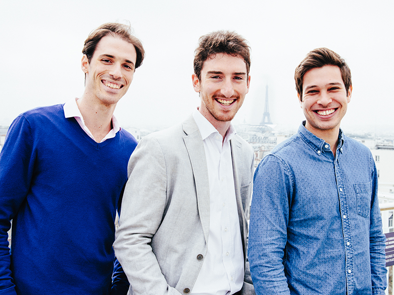 teemo founders Guillaume Charhon (CTO), Benoit Grouchko (CEO) and François Wyss (COO)