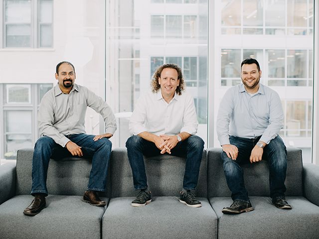 Expel founders (from left to right): Yanek Korff, Dave Merkel and Justin Bajko