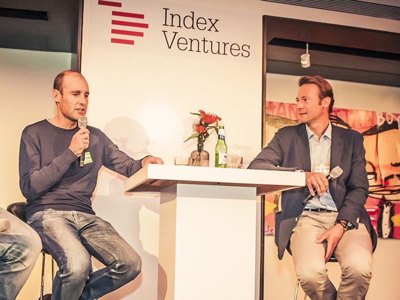 Pieter van der Does of Adyen with Jan Hammer of Index Ventures