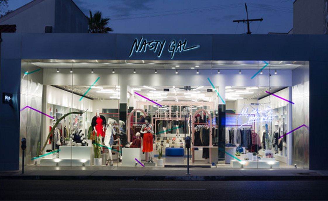 Nasty Gal store on Melrose Avenue in Los Angeles