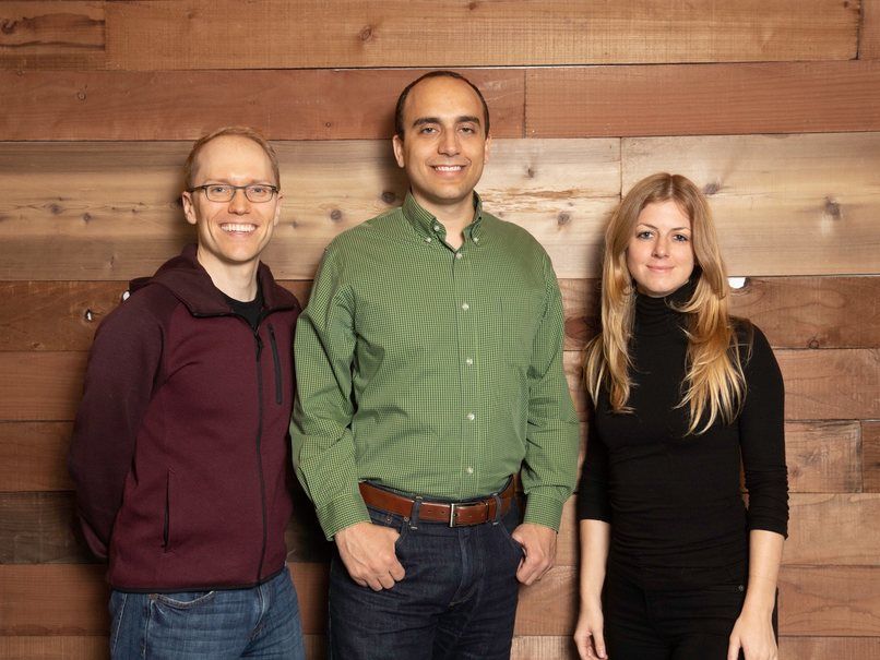 Pilot&#x27;s Co-founders (From Left to Right) Jeff Arnold, Waseem Daher, and Jessica McKellar 