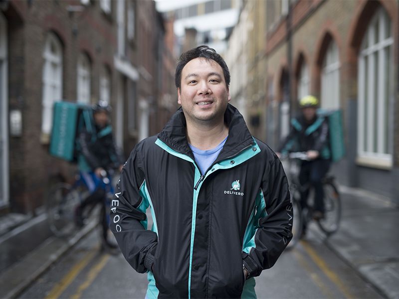 Deliveroo CEO and founder Will Shu