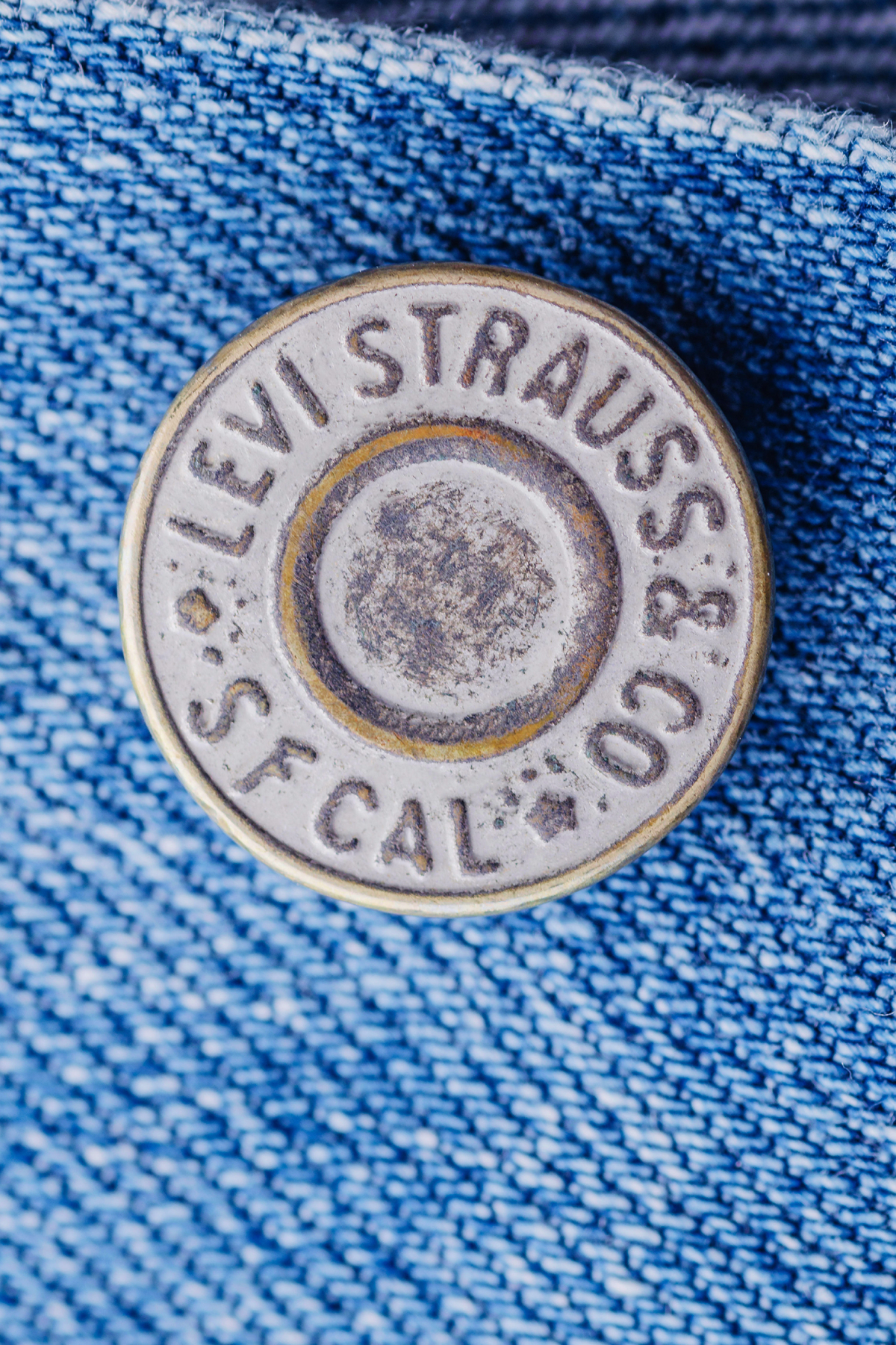 Levi Strauss jeans button